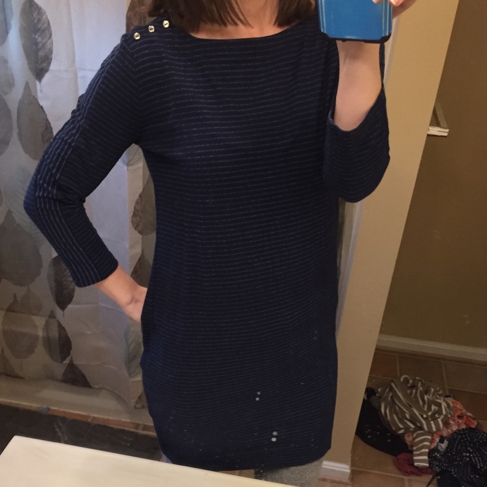 Paraphrase XS shift cotton dress